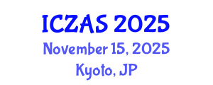 International Conference on Zoology and Animal Science (ICZAS) November 15, 2025 - Kyoto, Japan