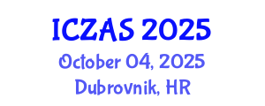 International Conference on Zoology and Animal Science (ICZAS) October 04, 2025 - Dubrovnik, Croatia