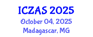 International Conference on Zoology and Animal Science (ICZAS) October 04, 2025 - Madagascar, Madagascar