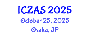International Conference on Zoology and Animal Science (ICZAS) October 25, 2025 - Osaka, Japan