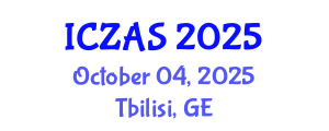 International Conference on Zoology and Animal Science (ICZAS) October 04, 2025 - Tbilisi, Georgia