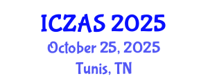 International Conference on Zoology and Animal Science (ICZAS) October 25, 2025 - Tunis, Tunisia