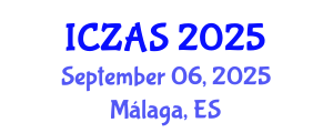 International Conference on Zoology and Animal Science (ICZAS) September 06, 2025 - Málaga, Spain