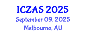 International Conference on Zoology and Animal Science (ICZAS) September 09, 2025 - Melbourne, Australia