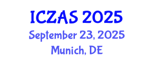 International Conference on Zoology and Animal Science (ICZAS) September 23, 2025 - Munich, Germany