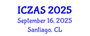 International Conference on Zoology and Animal Science (ICZAS) September 16, 2025 - Santiago, Chile