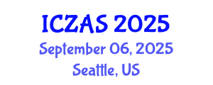 International Conference on Zoology and Animal Science (ICZAS) September 06, 2025 - Seattle, United States