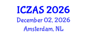 International Conference on Zoology and Animal Science (ICZAS) December 02, 2026 - Amsterdam, Netherlands International Conference on Zoology and Animal Science (ICZAS) December 02, 2026 - Amsterdam, Netherlands
