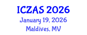 International Conference on Zoology and Animal Science (ICZAS) January 19, 2026 - Maldives, Maldives International Conference on Zoology and Animal Science (ICZAS) January 19, 2026 - Maldives, Maldives