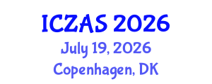 International Conference on Zoology and Animal Science (ICZAS) July 19, 2026 - Copenhagen, Denmark International Conference on Zoology and Animal Science (ICZAS) July 19, 2026 - Copenhagen, Denmark