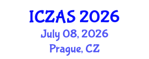 International Conference on Zoology and Animal Science (ICZAS) July 08, 2026 - Prague, Czechia International Conference on Zoology and Animal Science (ICZAS) July 08, 2026 - Prague, Czechia