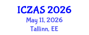 International Conference on Zoology and Animal Science (ICZAS) May 11, 2026 - Tallinn, Estonia International Conference on Zoology and Animal Science (ICZAS) May 11, 2026 - Tallinn, Estonia