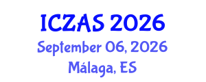 International Conference on Zoology and Animal Science (ICZAS) September 06, 2026 - Málaga, Spain International Conference on Zoology and Animal Science (ICZAS) September 06, 2026 - Málaga, Spain