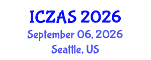 International Conference on Zoology and Animal Science (ICZAS) September 06, 2026 - Seattle, United States