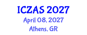 International Conference on Zoology and Animal Science (ICZAS) April 08, 2027 - Athens, Greece International Conference on Zoology and Animal Science (ICZAS) April 08, 2027 - Athens, Greece