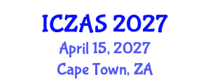 International Conference on Zoology and Animal Science (ICZAS) April 15, 2027 - Cape Town, South Africa International Conference on Zoology and Animal Science (ICZAS) April 15, 2027 - Cape Town, South Africa