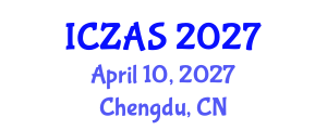International Conference on Zoology and Animal Science (ICZAS) April 10, 2027 - Chengdu, China International Conference on Zoology and Animal Science (ICZAS) April 10, 2027 - Chengdu, China