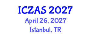 International Conference on Zoology and Animal Science (ICZAS) April 26, 2027 - Istanbul, Turkey International Conference on Zoology and Animal Science (ICZAS) April 26, 2027 - Istanbul, Turkey