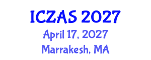 International Conference on Zoology and Animal Science (ICZAS) April 17, 2027 - Marrakesh, Morocco International Conference on Zoology and Animal Science (ICZAS) April 17, 2027 - Marrakesh, Morocco