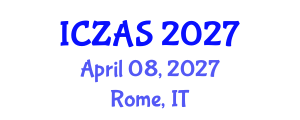 International Conference on Zoology and Animal Science (ICZAS) April 08, 2027 - Rome, Italy