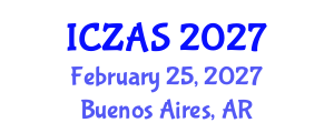 International Conference on Zoology and Animal Science (ICZAS) February 25, 2027 - Buenos Aires, Argentina International Conference on Zoology and Animal Science (ICZAS) February 25, 2027 - Buenos Aires, Argentina
