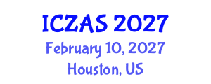 International Conference on Zoology and Animal Science (ICZAS) February 10, 2027 - Houston, United States International Conference on Zoology and Animal Science (ICZAS) February 10, 2027 - Houston, United States