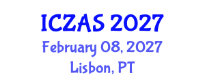 International Conference on Zoology and Animal Science (ICZAS) February 08, 2027 - Lisbon, Portugal International Conference on Zoology and Animal Science (ICZAS) February 08, 2027 - Lisbon, Portugal