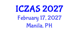 International Conference on Zoology and Animal Science (ICZAS) February 17, 2027 - Manila, Philippines International Conference on Zoology and Animal Science (ICZAS) February 17, 2027 - Manila, Philippines