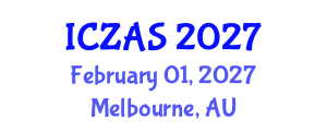 International Conference on Zoology and Animal Science (ICZAS) February 01, 2027 - Melbourne, Australia International Conference on Zoology and Animal Science (ICZAS) February 01, 2027 - Melbourne, Australia