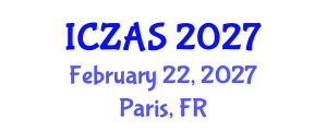 International Conference on Zoology and Animal Science (ICZAS) February 22, 2027 - Paris, France International Conference on Zoology and Animal Science (ICZAS) February 22, 2027 - Paris, France