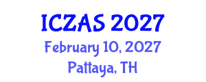 International Conference on Zoology and Animal Science (ICZAS) February 10, 2027 - Pattaya, Thailand International Conference on Zoology and Animal Science (ICZAS) February 10, 2027 - Pattaya, Thailand