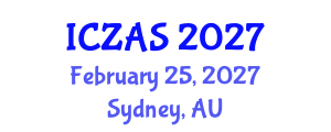 International Conference on Zoology and Animal Science (ICZAS) February 25, 2027 - Sydney, Australia International Conference on Zoology and Animal Science (ICZAS) February 25, 2027 - Sydney, Australia