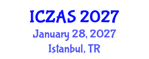 International Conference on Zoology and Animal Science (ICZAS) January 28, 2027 - Istanbul, Turkey International Conference on Zoology and Animal Science (ICZAS) January 28, 2027 - Istanbul, Turkey
