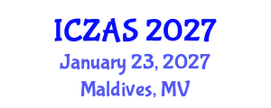 International Conference on Zoology and Animal Science (ICZAS) January 23, 2027 - Maldives, Maldives International Conference on Zoology and Animal Science (ICZAS) January 23, 2027 - Maldives, Maldives