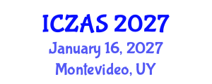 International Conference on Zoology and Animal Science (ICZAS) January 16, 2027 - Montevideo, Uruguay International Conference on Zoology and Animal Science (ICZAS) January 16, 2027 - Montevideo, Uruguay