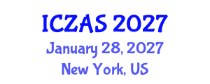 International Conference on Zoology and Animal Science (ICZAS) January 28, 2027 - New York, United States