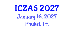 International Conference on Zoology and Animal Science (ICZAS) January 16, 2027 - Phuket, Thailand International Conference on Zoology and Animal Science (ICZAS) January 16, 2027 - Phuket, Thailand