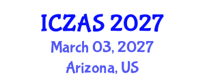 International Conference on Zoology and Animal Science (ICZAS) March 03, 2027 - Arizona, United States International Conference on Zoology and Animal Science (ICZAS) March 03, 2027 - Arizona, United States
