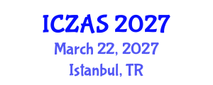 International Conference on Zoology and Animal Science (ICZAS) March 22, 2027 - Istanbul, Turkey International Conference on Zoology and Animal Science (ICZAS) March 22, 2027 - Istanbul, Turkey