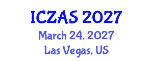 International Conference on Zoology and Animal Science (ICZAS) March 24, 2027 - Las Vegas, United States