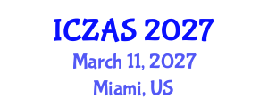 International Conference on Zoology and Animal Science (ICZAS) March 11, 2027 - Miami, United States