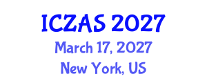 International Conference on Zoology and Animal Science (ICZAS) March 17, 2027 - New York, United States