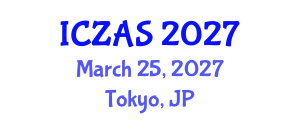 International Conference on Zoology and Animal Science (ICZAS) March 25, 2027 - Tokyo, Japan International Conference on Zoology and Animal Science (ICZAS) March 25, 2027 - Tokyo, Japan