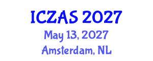 International Conference on Zoology and Animal Science (ICZAS) May 13, 2027 - Amsterdam, Netherlands International Conference on Zoology and Animal Science (ICZAS) May 13, 2027 - Amsterdam, Netherlands
