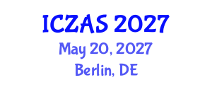 International Conference on Zoology and Animal Science (ICZAS) May 20, 2027 - Berlin, Germany International Conference on Zoology and Animal Science (ICZAS) May 20, 2027 - Berlin, Germany