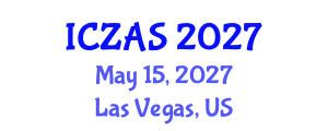 International Conference on Zoology and Animal Science (ICZAS) May 15, 2027 - Las Vegas, United States International Conference on Zoology and Animal Science (ICZAS) May 15, 2027 - Las Vegas, United States