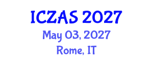 International Conference on Zoology and Animal Science (ICZAS) May 03, 2027 - Rome, Italy International Conference on Zoology and Animal Science (ICZAS) May 03, 2027 - Rome, Italy