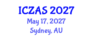 International Conference on Zoology and Animal Science (ICZAS) May 17, 2027 - Sydney, Australia International Conference on Zoology and Animal Science (ICZAS) May 17, 2027 - Sydney, Australia