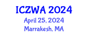 International Conference on Zoology and Wild Animals (ICZWA) April 25, 2024 - Marrakesh, Morocco