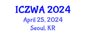 International Conference on Zoology and Wild Animals (ICZWA) April 25, 2024 - Seoul, Republic of Korea